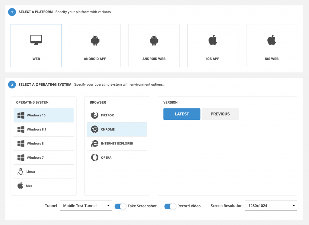 testinium remote driver